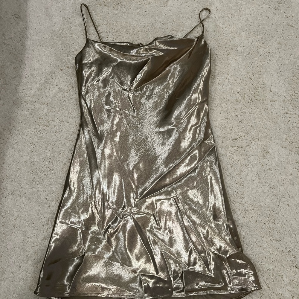 Lovers and Friends Gold Dress